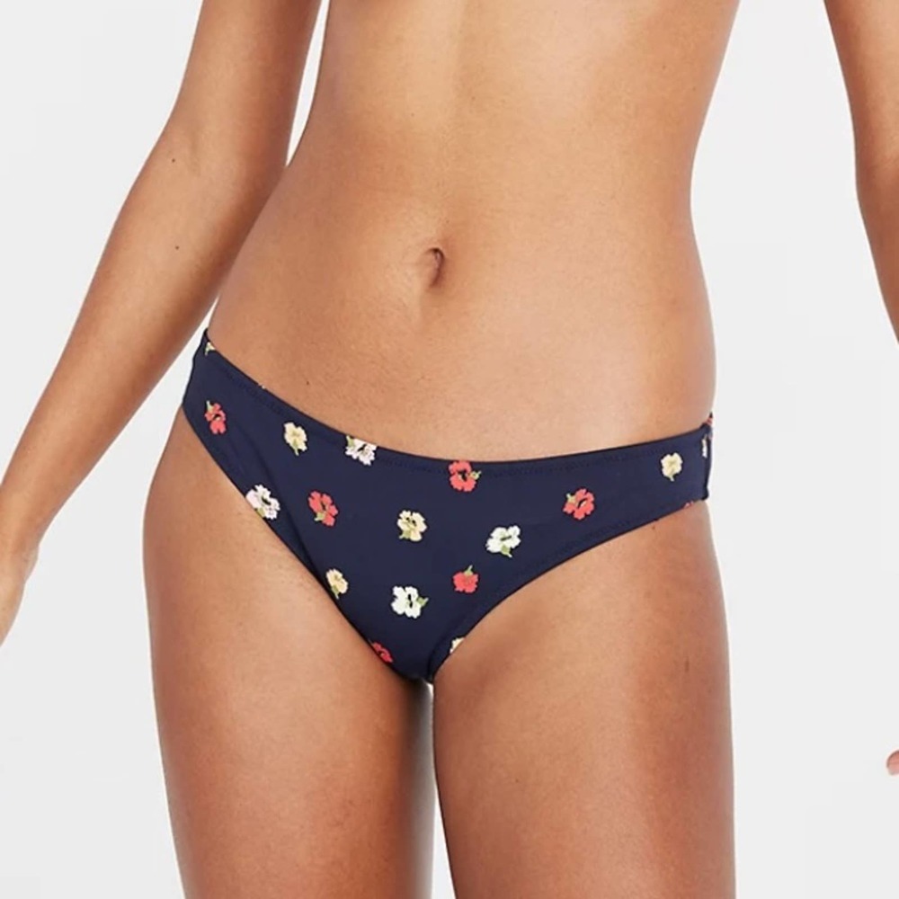 NWT -Madewell Second Wave Classic Bikini Bottom in Confetti Floral - Size XLarge